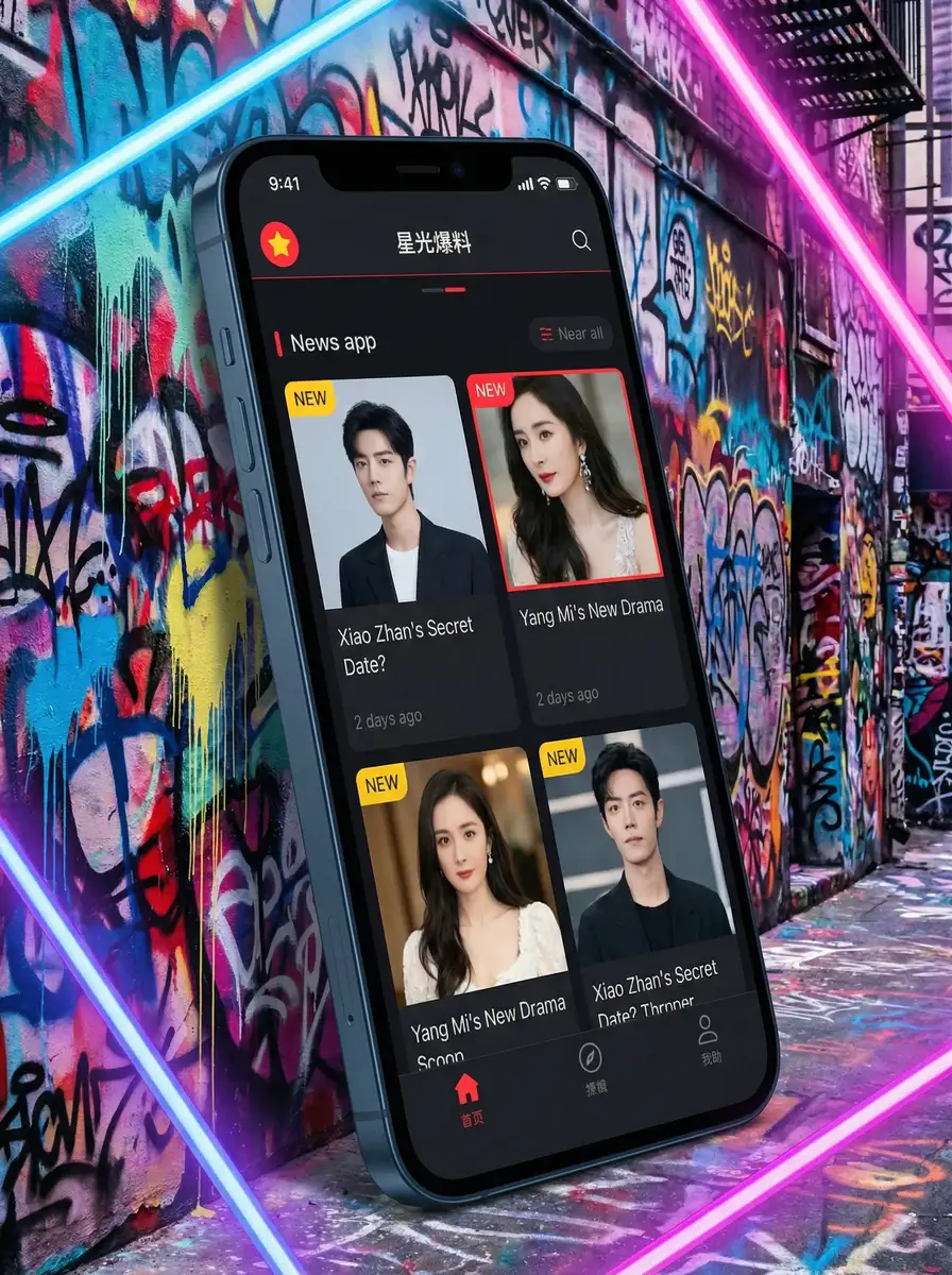 唱歌的大姐姐也想做第一集 APP界面展示 - 掌上吃瓜神器